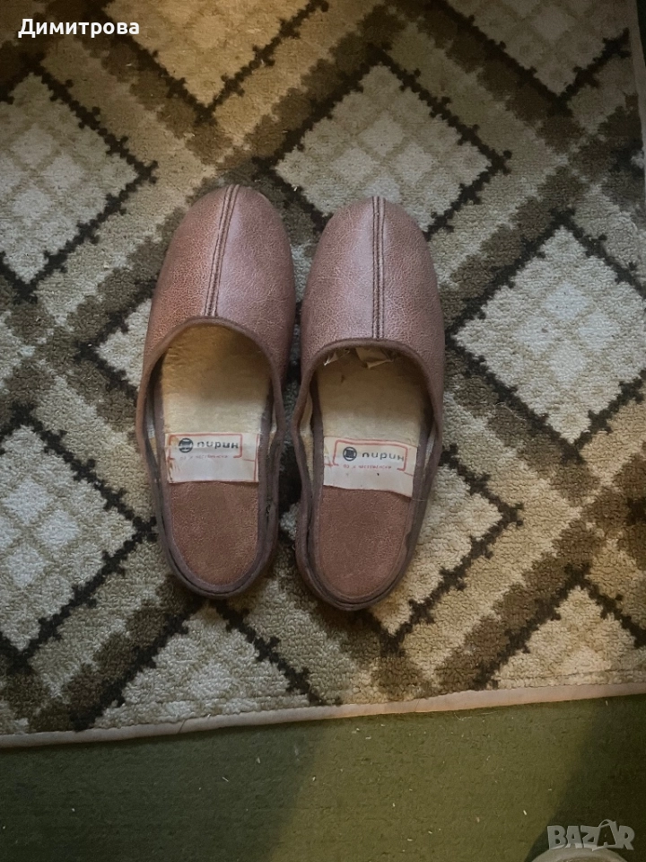 Домашни кожени чехли , снимка 1