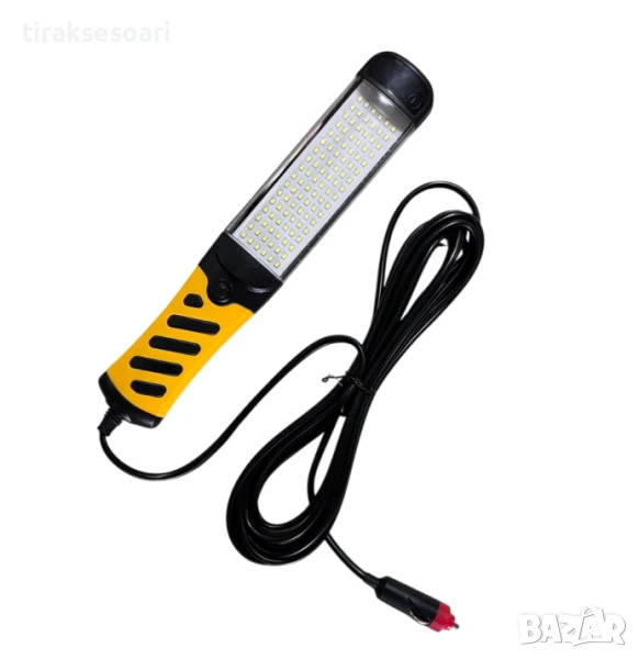 Преносима LED работна лампа със захранване от запалка 12V, снимка 1