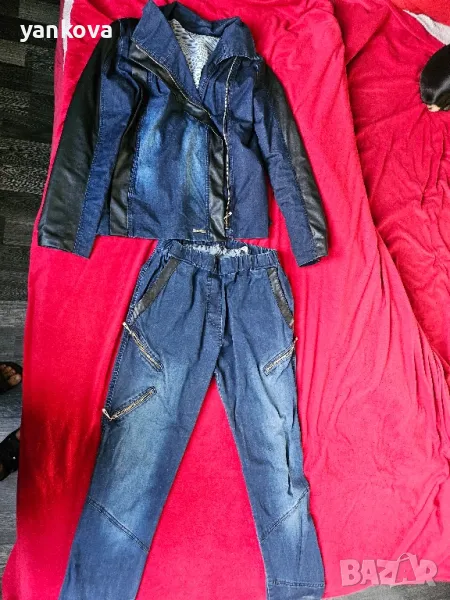 Дънков, дамски костюм на Деним, снимка 1