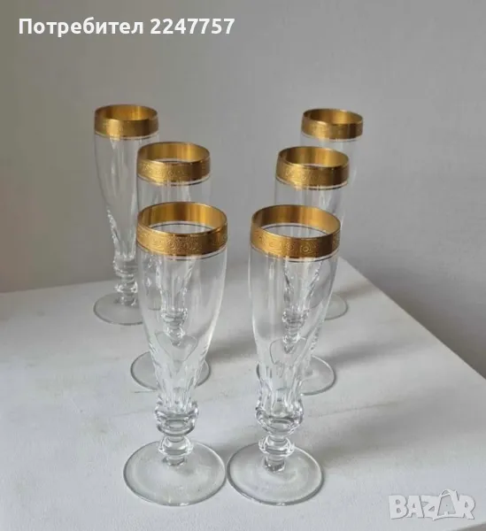 6 бр чаши Murano, снимка 1