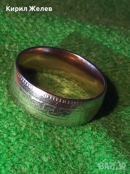 ПРЪСТЕН ХАЛКА ВЕРСАЧЕ ОРНАМЕНТИКА НЕРЪЖДАЕМА БЛАГОРОДНА СТОМАНА 19638, снимка 1