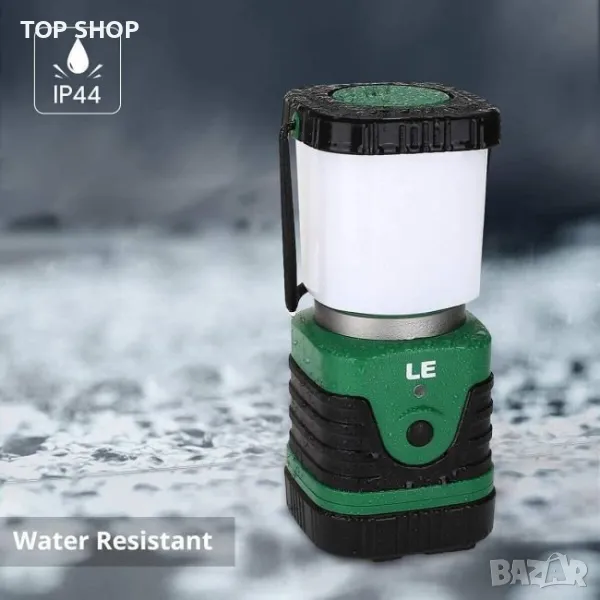 LED акумулаторен фенер за къмпинг, 2 бр /1000 LM, 4 светлинни режима, 4400 mAh Power Bank,, снимка 1