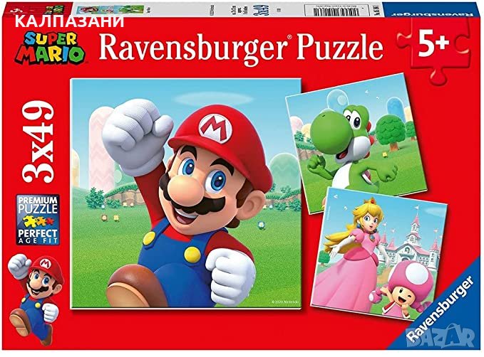 ПЪЗЕЛ Super Mario – 100pc – Ravensburger 12992, снимка 1