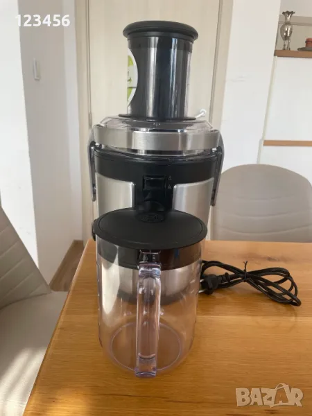 Мощна сокоизтисквачка Бош с КЕРАМИЧЕН НОЖ за цели плодове. Отвор 84 мм, снимка 1