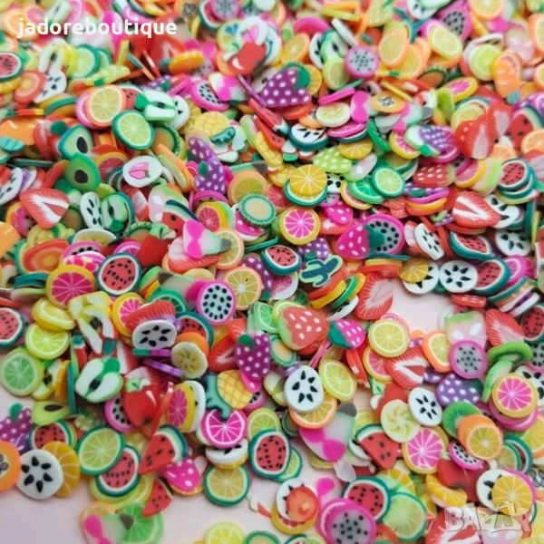 Фимо декорация за маникюр - различни видове, снимка 1