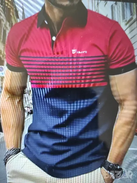 Мъжка тениска с къс ръкав.Размер-L., снимка 1