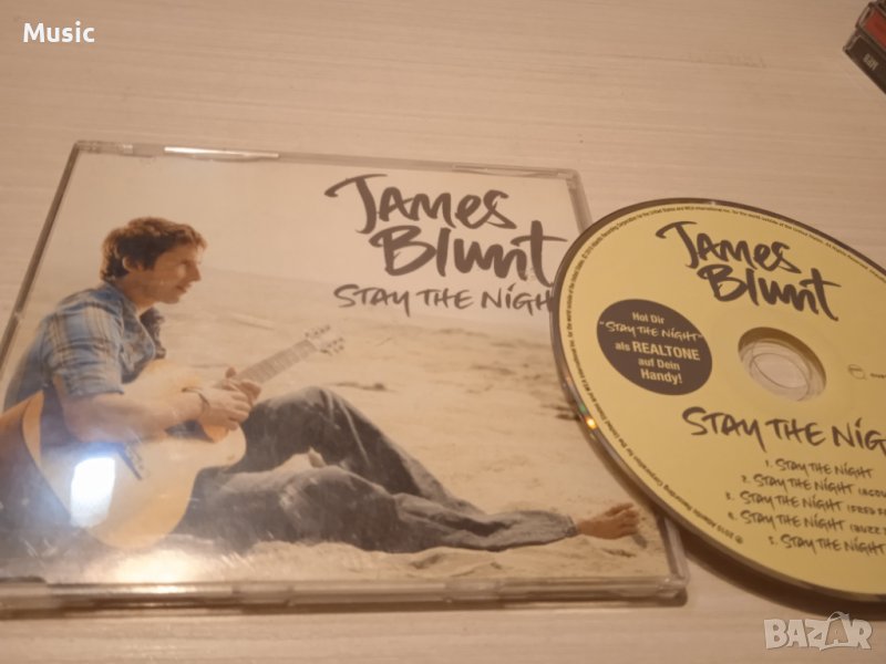 James Blunt ‎– Stay The Night - оригинален диск, снимка 1