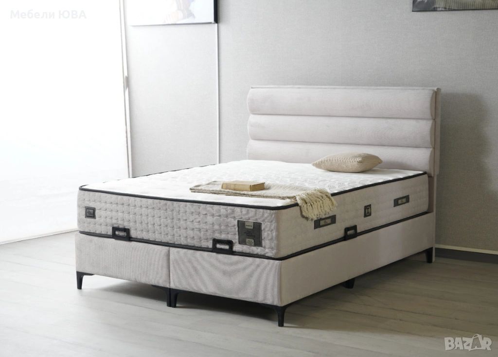 Тапицирани легла с метална конструкция!, снимка 1