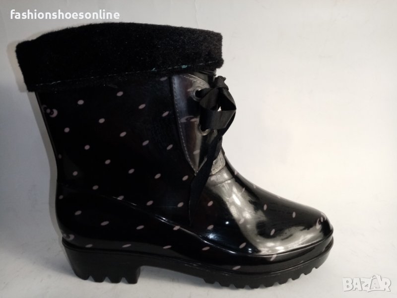 Дамски силоконови боти непромукаеми с топла вата. , снимка 1