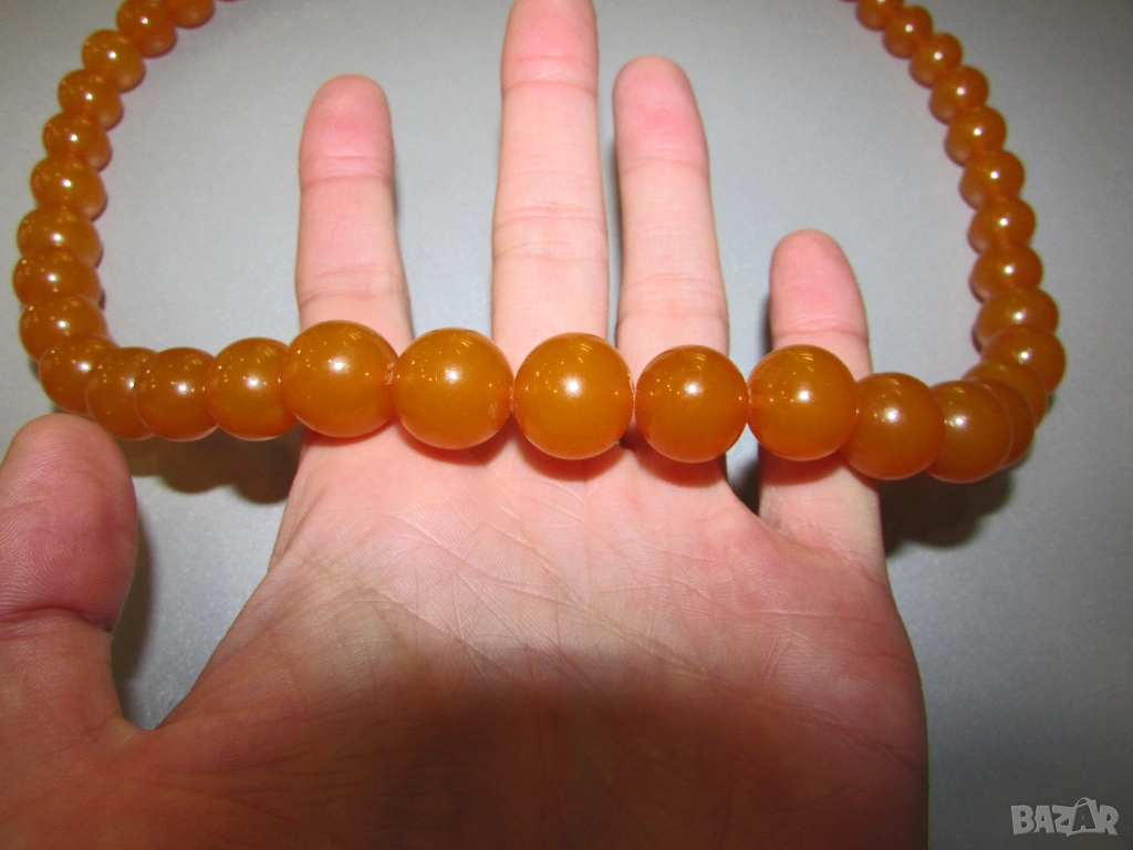 голям гердан от кехлибар, снимка 1