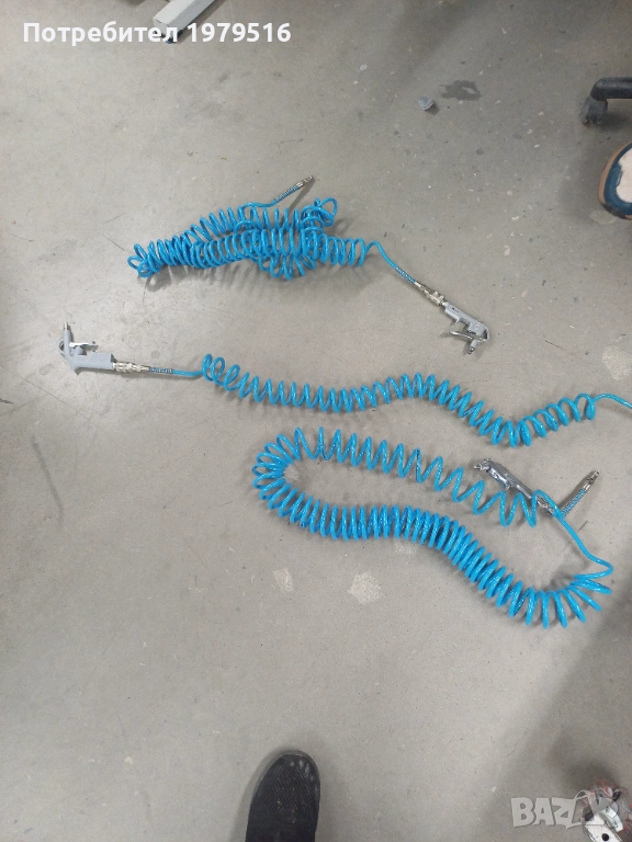 Продавам маркуч за копресор с пистолвт , снимка 1