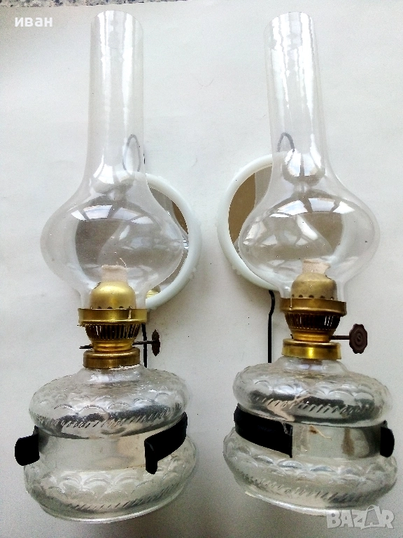 Газени лампи № 8 Неупотребявани с нови стъкла в опаковка.1990г., снимка 1