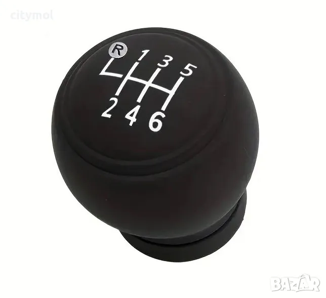 Силиконова топка за скоростен лост , 6 скорости, черна, снимка 1