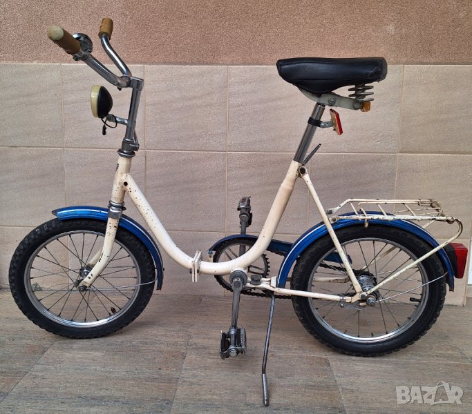 Детски Велосипед 16" сгъваем,70-те г. Полска Народна Република, снимка 1