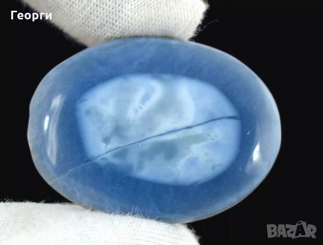 Изключително рядък вид Австралийски син блестящ Опал 23,60 карата,Сертификат. , снимка 1