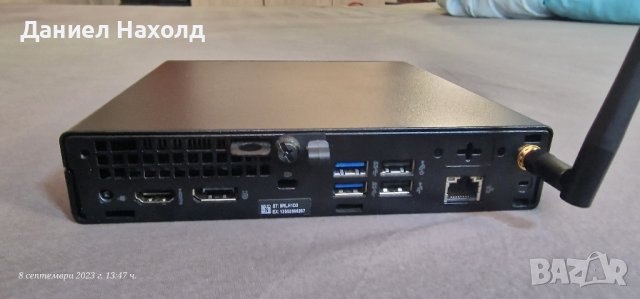 Dell OptiPlex 3080 Micro, 10th Generation Intel Core i3-10100T, 16GB RAM, 128GB SSD, снимка 2 - За дома - 42121915