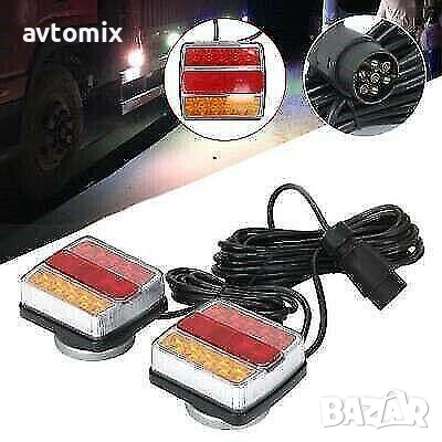 LED диодни стопове, 12V с магнит и окабеляване, 5 функции, комплект, снимка 8 - Аксесоари и консумативи - 52454100