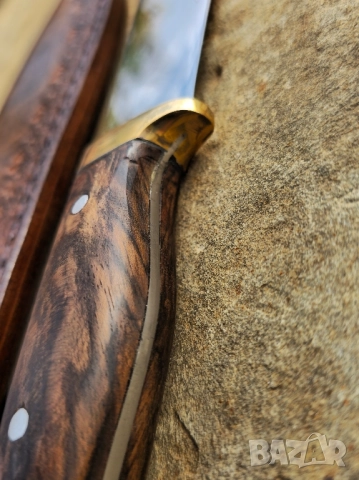 Ръчно изработен нож Орех , снимка 5 - Ножове - 52322880