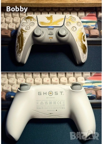 Безжичен контролер джойстик DualSense Playstation 5 PS5 Ghost of Yotei Gold Limited Edition