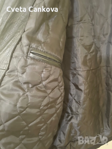 Кожено мъжко яке, снимка 5 - Якета - 51589095