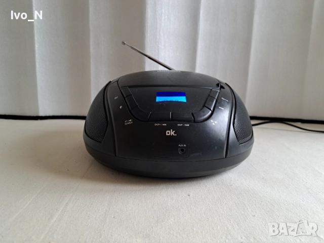 Радио OK ORC 130-B / CD/ AUX., снимка 2 - Радиокасетофони, транзистори - 52343932