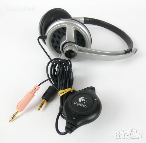 Геймърски слушалки с микрофон LOGITECH + USB външна звукова карта LOGITECH, снимка 5 - Слушалки за компютър - 35982230