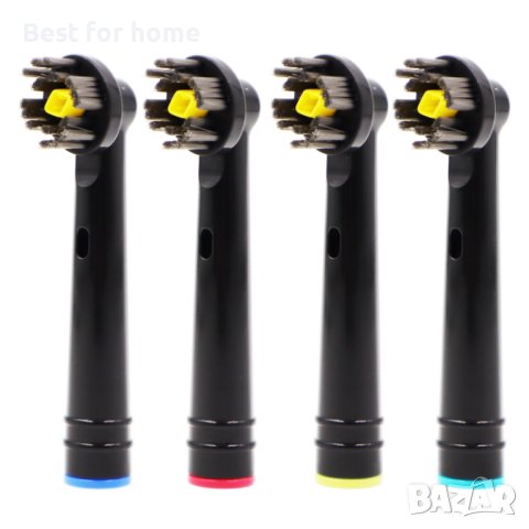 Oral B 3D White комплект от 4 бр. глави черен цвят