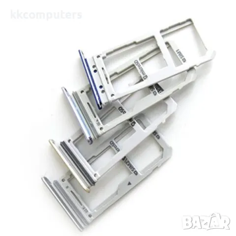 SIM MMC държач /Сребърен/ за Samsung Note 8 N950 (2 SIM) Баркод : 114083