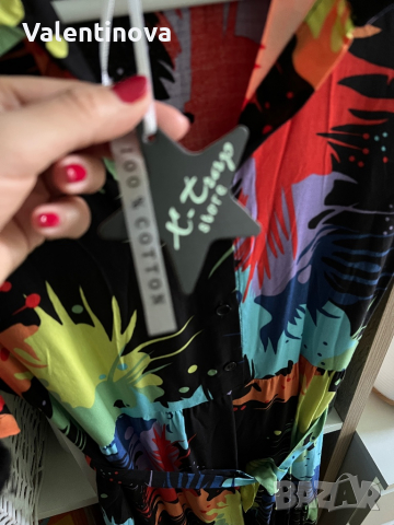 Цветна дълга рокля, снимка 3 - Рокли - 36245167