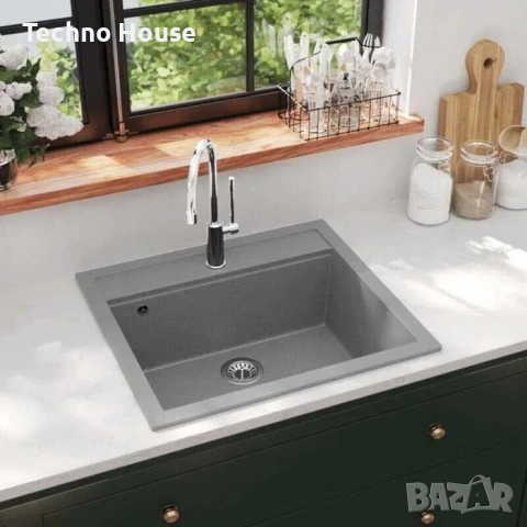 Гранитна кухненска мивка Einbauspule Granit Waltz 56Fe 65029, снимка 4 - Мивки - 53136484