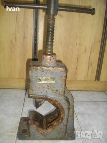 19 кг/4 Цола-Българско Заводско Тръбно Менгеме-Масивно-Професионално/Индустриално/Промишлено-1969 г., снимка 3 - Менгемета - 40143274