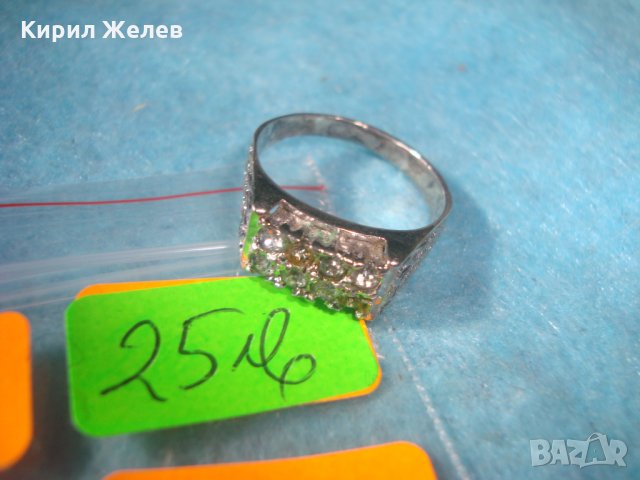 СТАР СКЪПОЦЕНЕН СРЕБЪРЕН АРТ НУВО ПРЪСТЕН ОКСИДИРАНО СРЕБРО 25138, снимка 9 - Антикварни и старинни предмети - 35884673