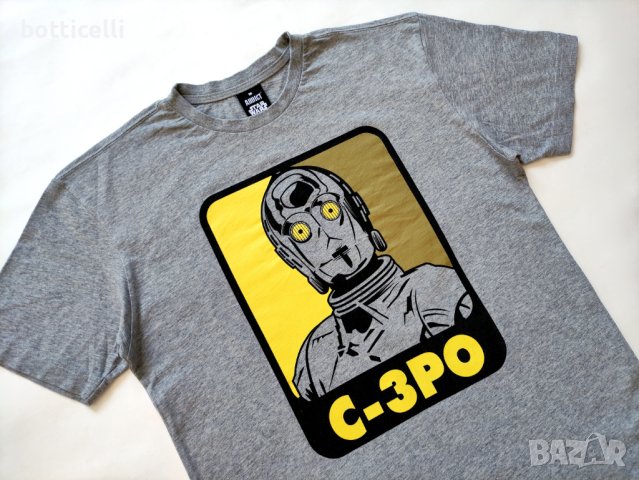 Addict x Star Wars C-3PO Short Sleeve Mens - M - оригинална мъжка тениска, снимка 3 - Тениски - 42091869
