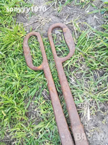 антики-стари ковашки клещи 36см 1204251651, снимка 3 - Антикварни и старинни предмети - 49871762