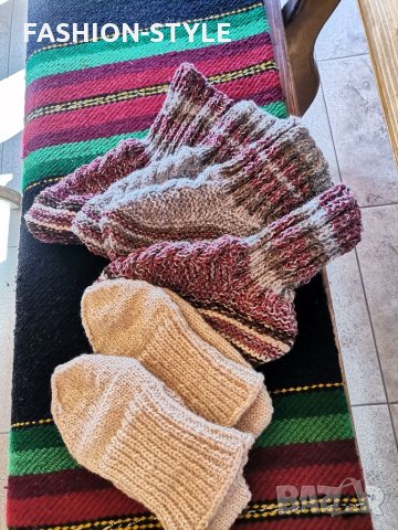 Домашно производство, плетени вълнени чорапи, терлици,Елеци,шапки и др, снимка 4 - Български сувенири - 34522171
