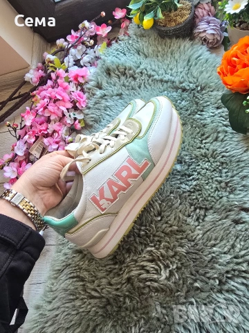 оригинални кецове н Karl Lagerfeld 36 номер и чанта, снимка 10 - Маратонки - 53511770