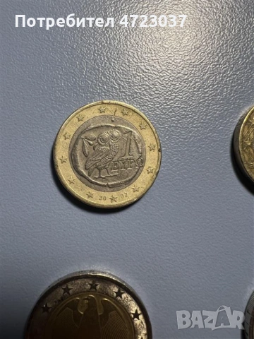 Евро монети от различни години, използвани, но добре запазени., снимка 2 - Нумизматика и бонистика - 53275226