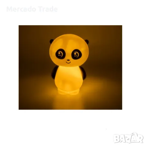 Декоративна детска нощна лампа Mercado Trade, Панда, Бяла, снимка 2 - Детски нощни лампи - 48855613