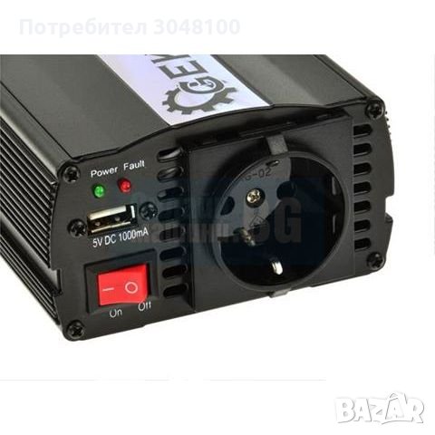 Инверторен преобразувател за напрежение GEKO G17005/ 24V / 230V, 500 / 1000W, снимка 3 - Аксесоари и консумативи - 41666065