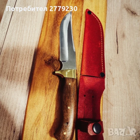 Нож ръчна изработка на Майстор П.Неделев Нов, снимка 9 - Ножове - 50885874