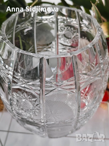 Сливенски кристал ваза, снимка 2 - Вази - 52985908