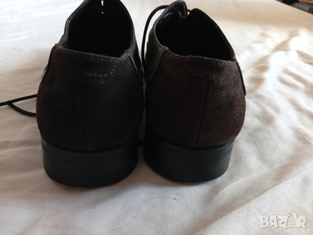 Т.кафяви обувки - естествена кожа-велур, снимка 5 - Ежедневни обувки - 52838867