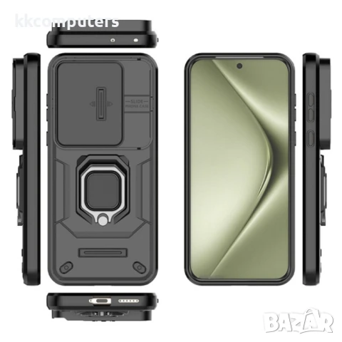 Huawei Pura 70 Ultra Удароустойчив Ring Holder Калъф и Протектор, снимка 6 - Калъфи, кейсове - 51404902