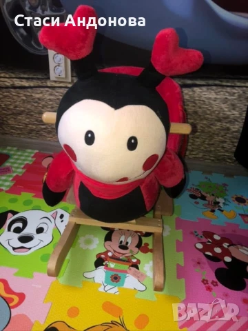 Дървена люлка за яздене-Moni