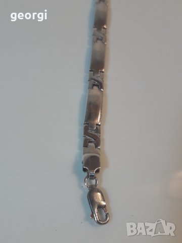 Сребърна гривна, снимка 3 - Гривни - 39047910