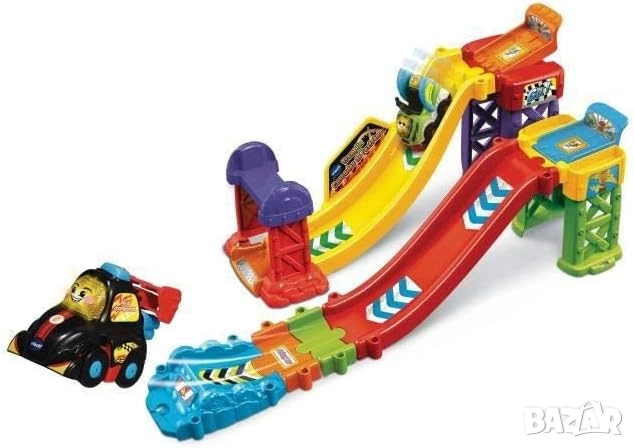 Комплект VTech Toot-Toot Drivers 3-in-1 Raceway, снимка 10 - Коли, камиони, мотори, писти - 52924712