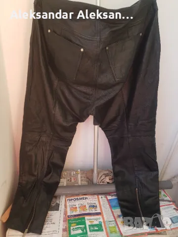 Мъжки кожен панталон, снимка 4 - Панталони - 48506480