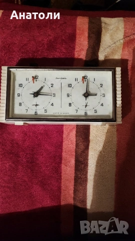 Часовник за шах Янтар , снимка 3 - Антикварни и старинни предмети - 53844517