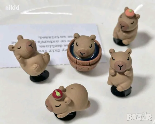 фигурки Капибара Capybara крокс значки тапи тапички за crocs кроксове аксесоар Jibbitz обувки чехли, снимка 4 - Други - 56157441