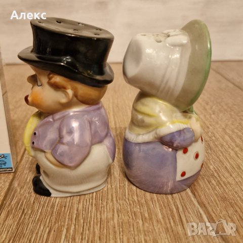 Големи винтидж порцеланови солнички, 1960г Германия., снимка 5 - Антикварни и старинни предмети - 40955332